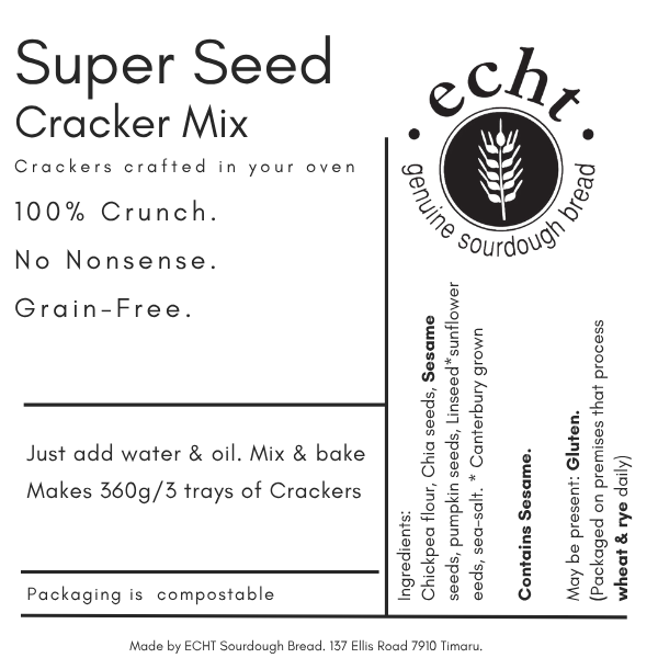Super Seed Cracker Mix. Simply make your own