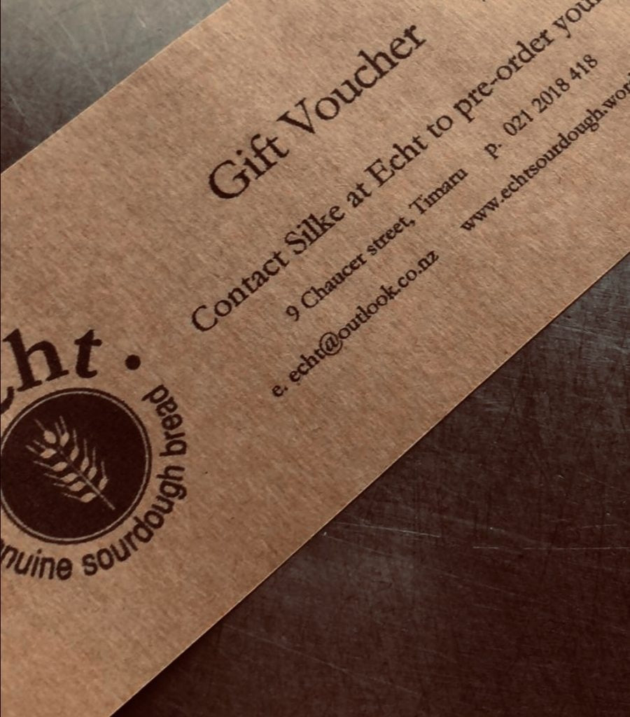 Echt sourdough gift card