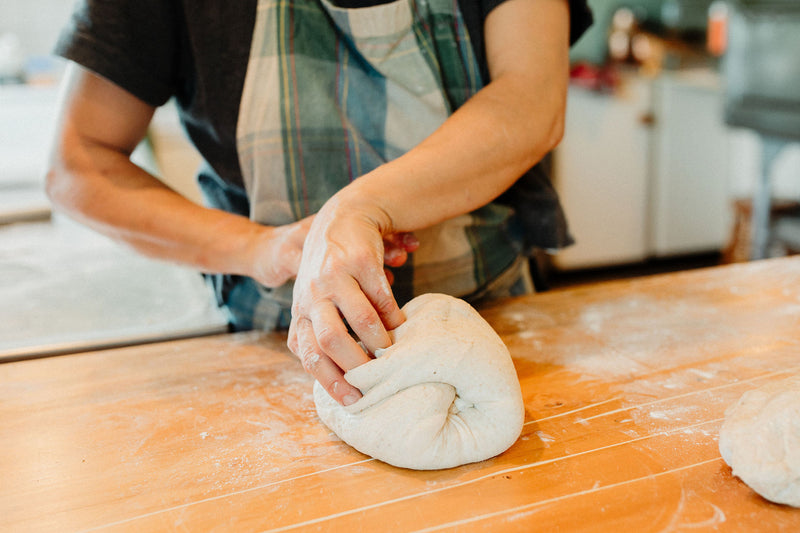 Beginners sourdough bread making
