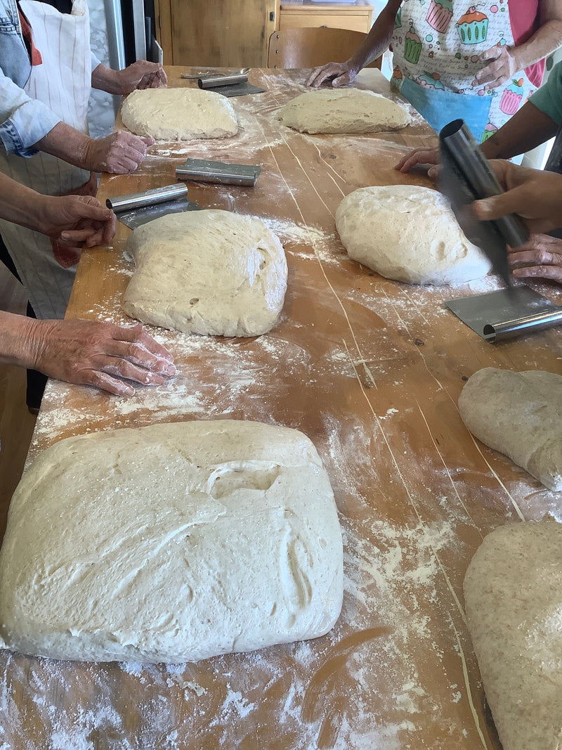 Beginners sourdough bread making