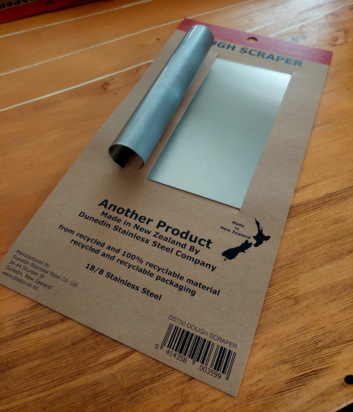 Dough scraper NZ made